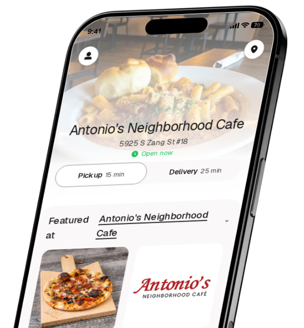 Antonio's Neighborhood Cafe app preview